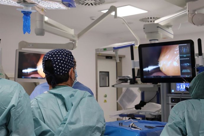 Cirugía robótica.