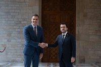 Sánchez i Aragonès es reuneixen demà a Barcelona i signaran el traspàs de l'IMV, en plena negociació de la investidura