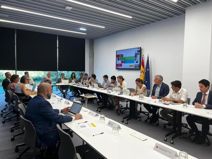 Archivo - Reunión de la Comisión Interministerial de Conectividad y Digitalización de la economía y la sociedad en el ámbito de la Administración General del Estado, en el Ministerio para la Transformación Digital, a 23 de julio de 2024, en Madrid (España