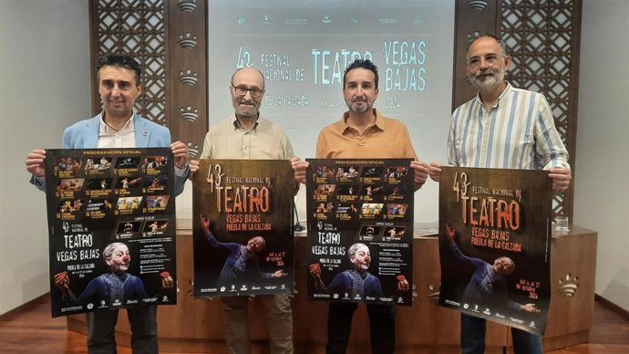 Presentación del Festival Nacional de Teatro 'Vegas Bajas' de Puebla de la Calzada