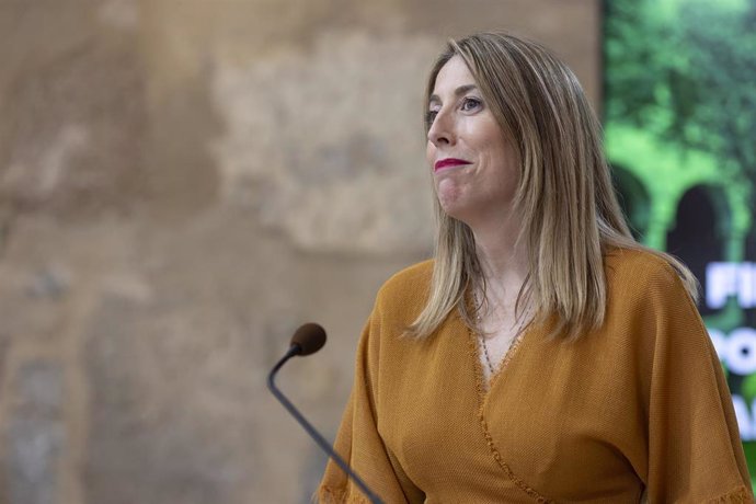 La presidenta de la Junta de Extremadura, María Guardiola, en una foto de archivo