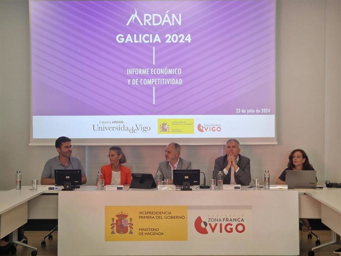 Imagen de la presentación del Informe Ardán Galicia 2024.