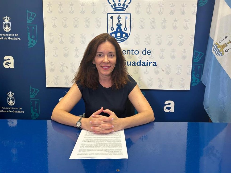 La portavoz del Gobierno de Alcalá de Guadaíra, Ángeles Ballesteros.