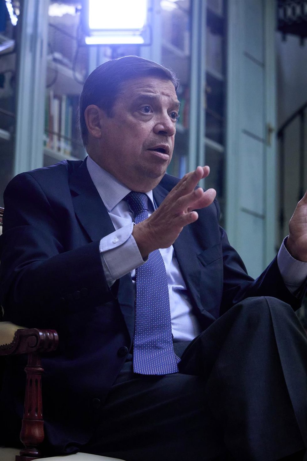Archivo - El ministro de Agricultura, Pesca y Alimentación, Luis Planas, 
