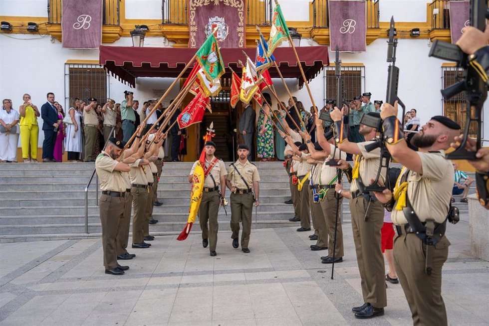 La Brigada 'Guzmán el Bueno' X participa en la conmemoración del 216 aniversario de la Batalla de Bailén.