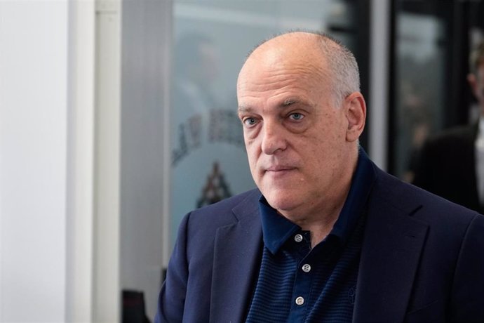 Archivo - El presidente de LaLiga, Javier Tebas