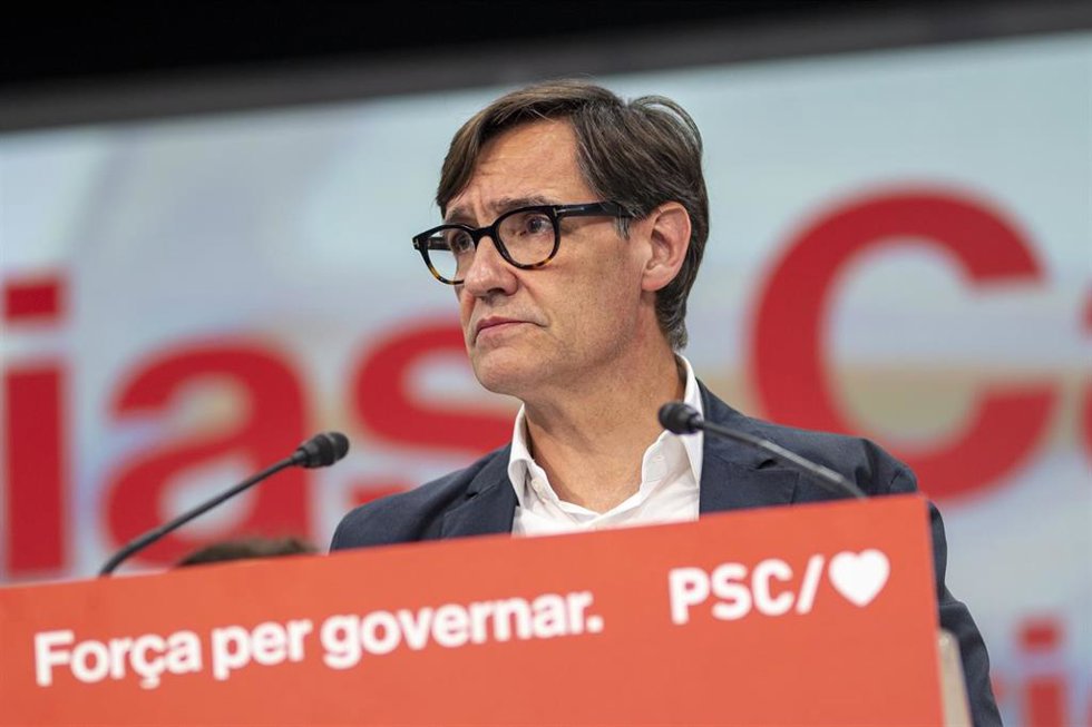 Archivo - El líder del PSC, Salvador Illa