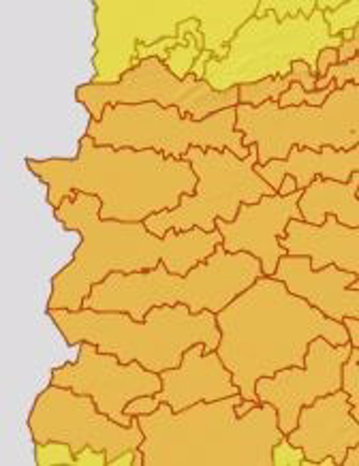 La alerta naranja se activará de nuevo este miércoles en toda Extremadura, donde se podrán alcanzar los 42 grados