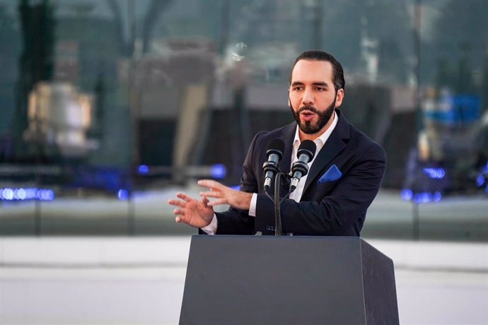 Archivo - El presidente de El Salvador, Nayib Bukele