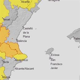 Avisos meteorolgics per calor este dimecres, 24 de juliol, a la Comunitat Valenciana
