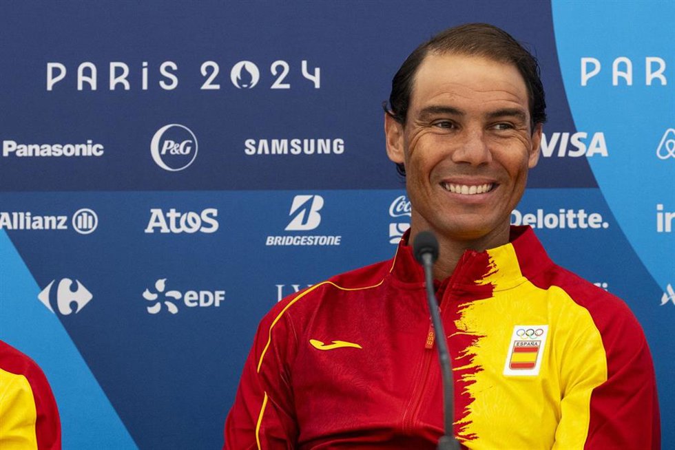 Archivo - Rafa Nadal en rueda de prensa