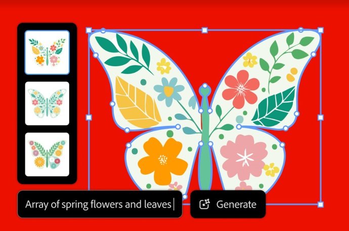 Ejemplo de herramienta de creación y edición de Adobe impulsada por la IA de FireFly