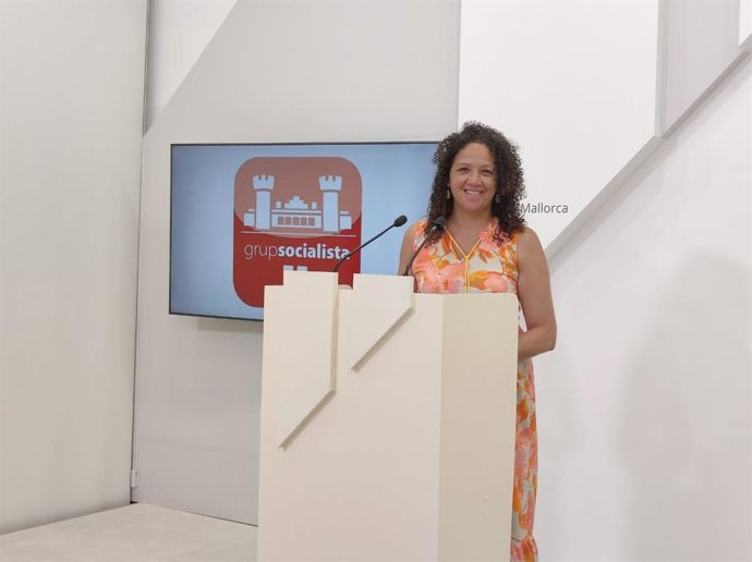 La portavoz del PSIB en el Consell de Mallorca, Catalina Cladera.