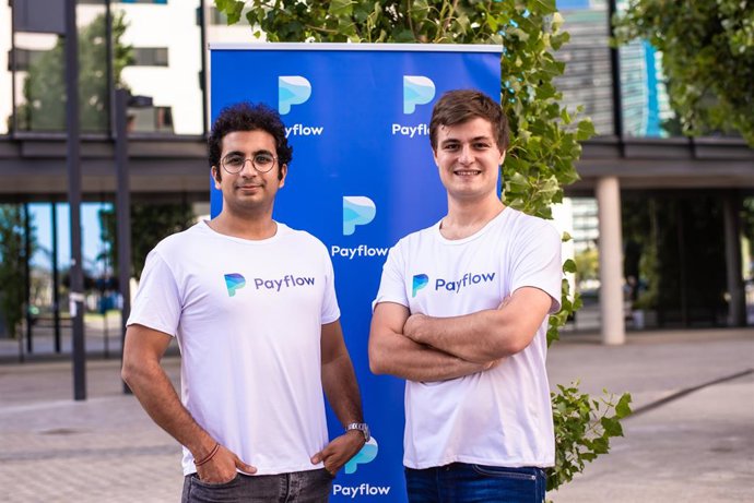 Archivo - Avinash Sukhwani y Benoit Menardo, co-fundadores de Payflow.