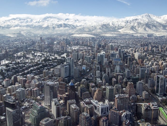 Vista de Santiago de Chile.