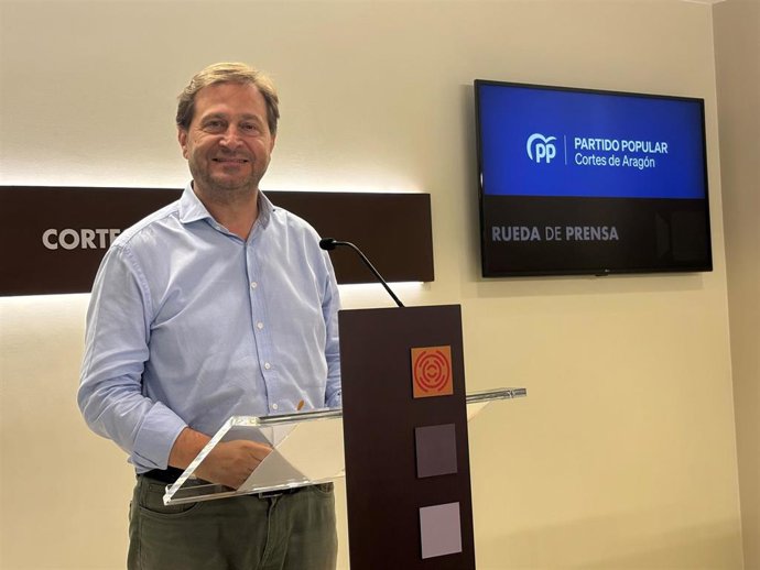 El portavoz del PP en las Cortes, Fernando Ledesma.