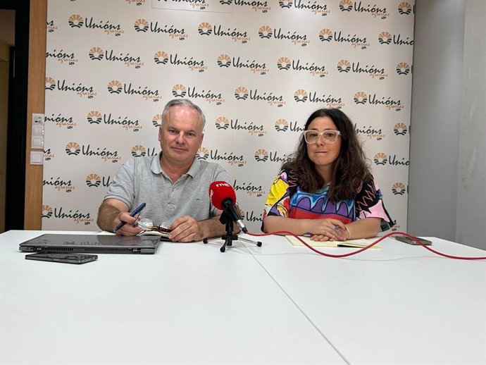 El presidente de la Asociación Sectorial Forestal Galega (Asefoga), Jacob Feijóo, y la directora técnica, Patricia Sánchez.