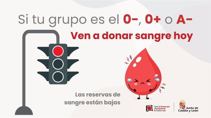 Gráfico elaborado por @donasangreCYL con el nuevo llamamiento a los donantes