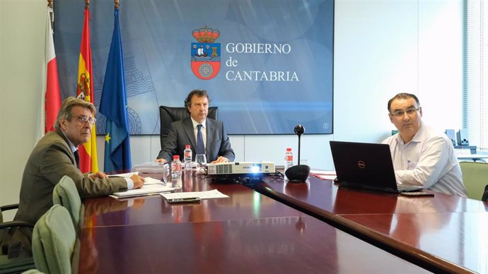 El consejero de Desarrollo Rural, Ganadería, Pesca y Alimentación, Pablo Palencia, participa en la sectorial