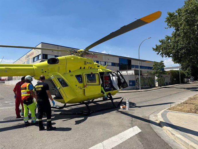 Herido grave un trabajador de 31 años aplastado por unas máquinas de una empres en Daganzo