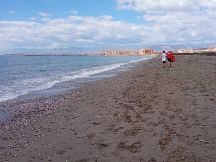 Playa de Punta Entinas-Sabinal en El Ejido (Almería).