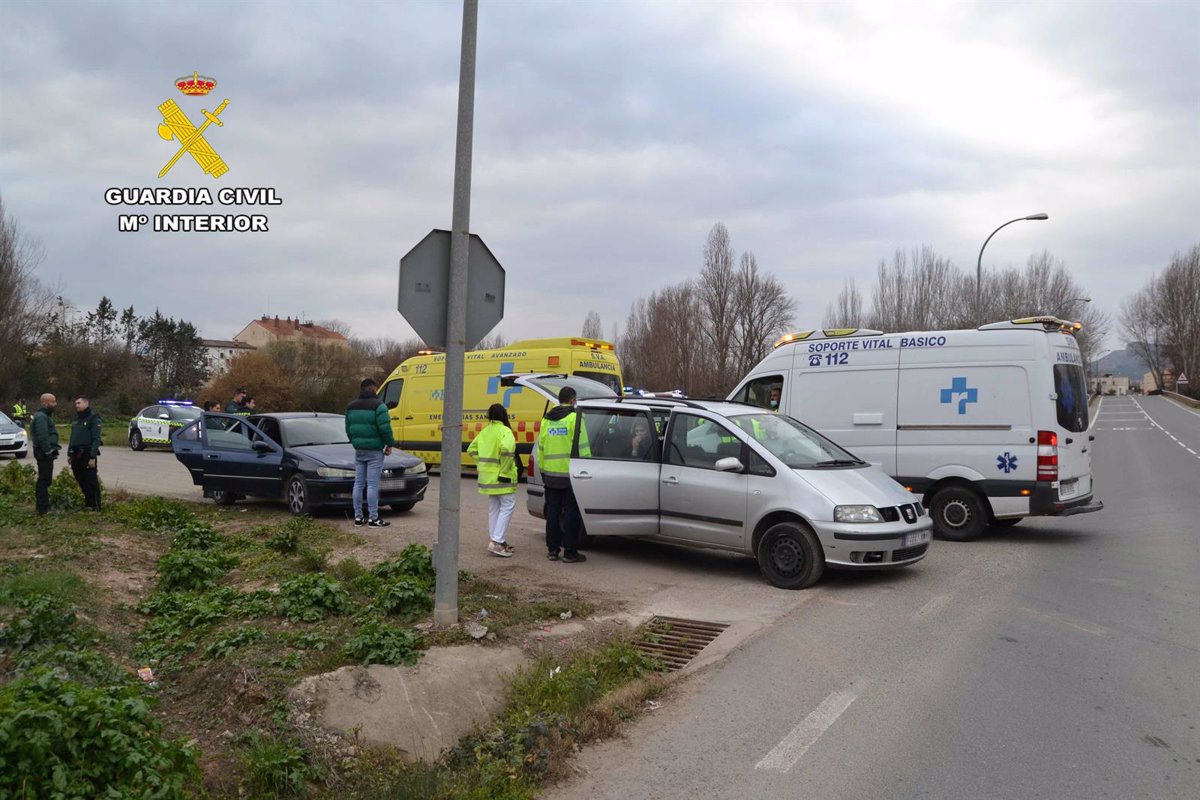 Investigadas diez personas por simular un accidente de tráfico en La Rioja para estafar al seguro