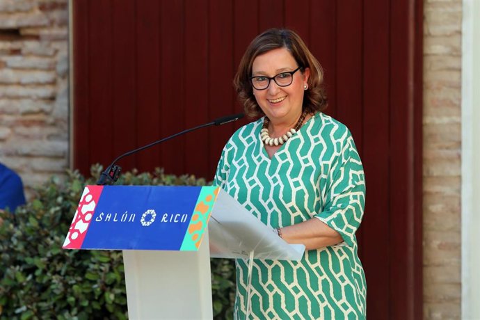 Archivo - La presidenta de la Diputación, Concepción Cedillo.