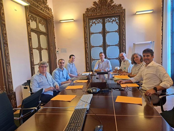 Reunión de la comisión de ciberseguridad.