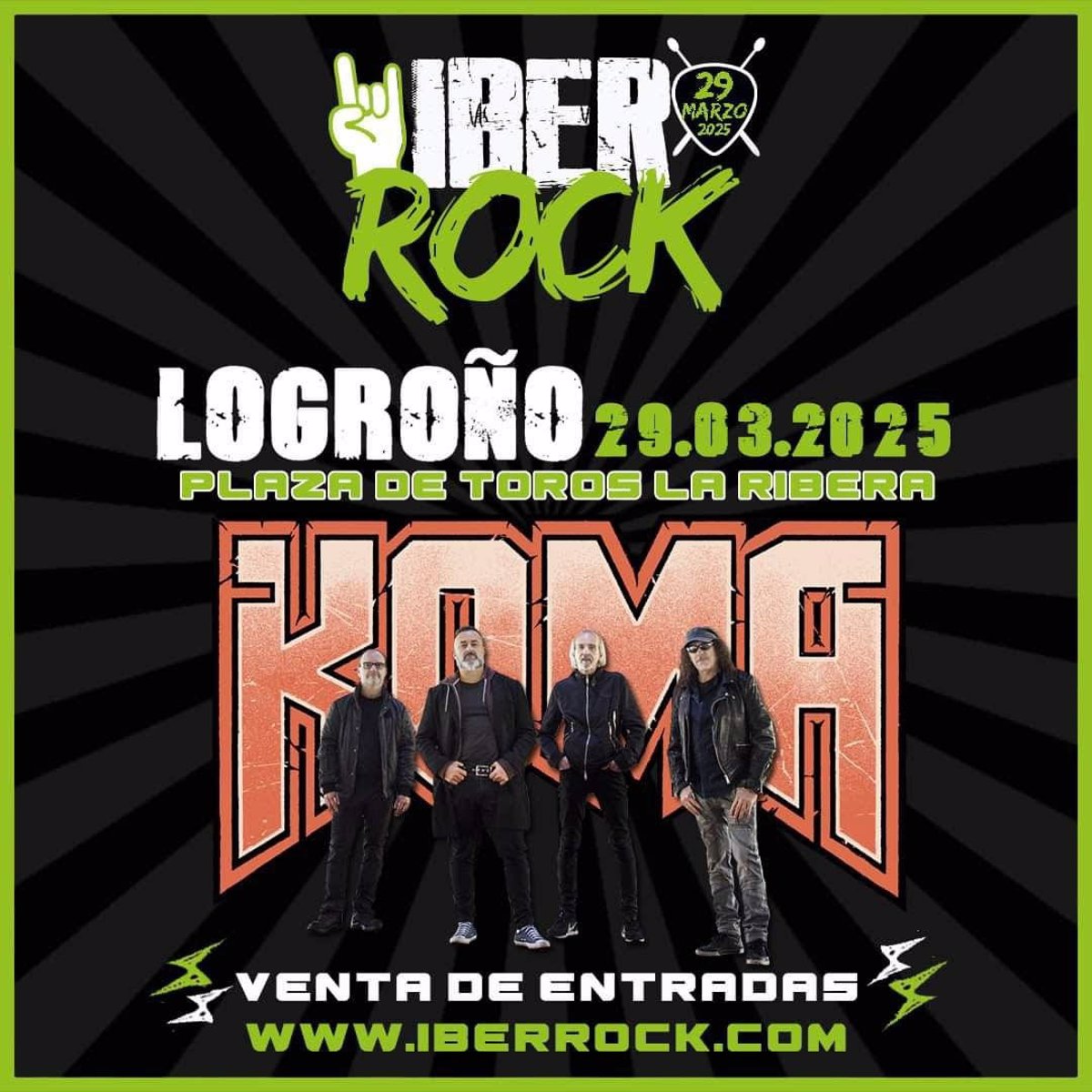 Iber Rock 2025 anuncia a  Koma  como la primera banda confirmada de su segunda edición