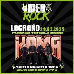 Iber Rock 2025 anuncia a 'Koma' como la primera banda confirmada de su segunda edición