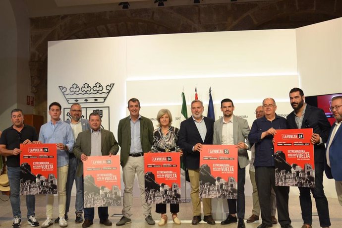 Presentación de la Vuelta Ciclista a España en Extremadura