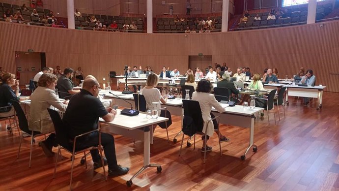 Pleno de la Diputación de Barcelona de este julio.