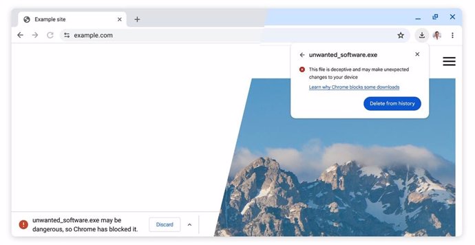 Archivo - Latam.-Portaltic.-Las alertas de descargas sospechosas en Chrome darán más información sobre la naturaleza del peligro