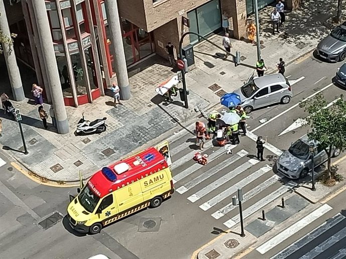 Accident del carrer Institut Obrer de València
