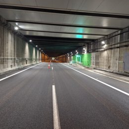 El Gobierno finaliza las obras de adecuación y mejora del túnel de San Juan en la A-70 con 25 millones