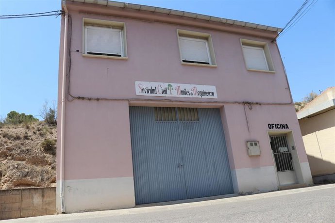 Sede de la Sociedad Civil de Montes de Mequinenza.