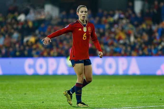 Archivo - Aitana Bonmatí, en un partido con la selección española de fútbol.