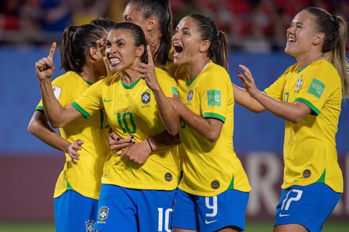 Archivo - Brasil gana por la mínima a Nigeria en la jornada 1 de los Juegos Olímpicos de París.