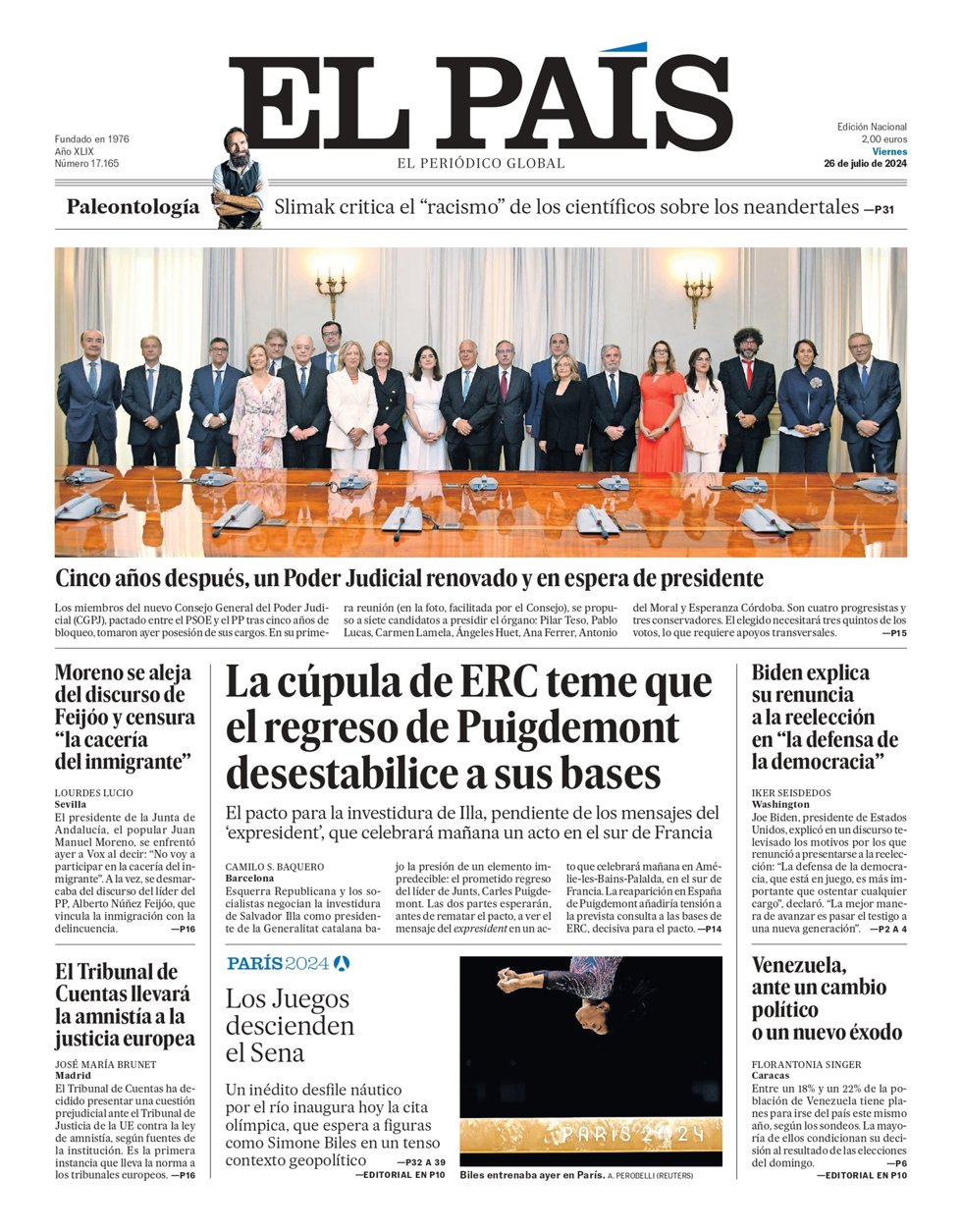 Portada El País