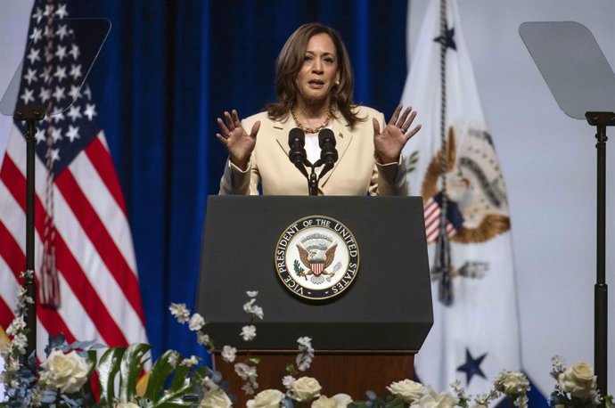 La vicepresidenta de EEUU, Kamala Harris