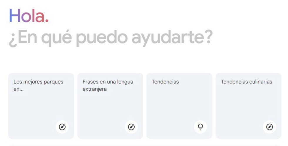 Archivo - Chat Gemini en la web