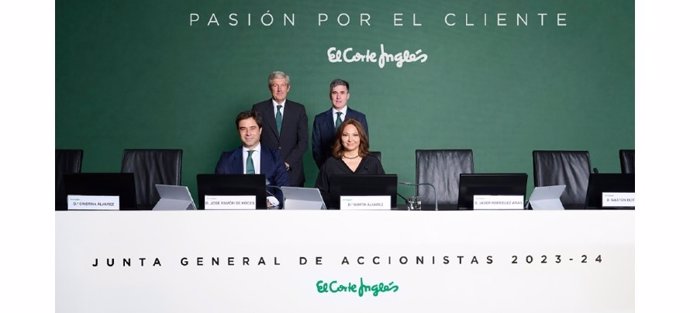 Marta Álvarez, presidenta de El Corte Inglés, en la Junta general de Accionistas de El Corte Inglés