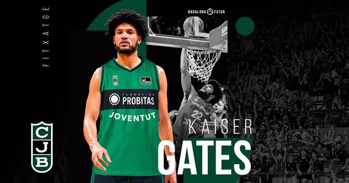 El Club Joventut Badalona ficha al ala-pívot Kaiser Gates para la temporada 2024/25