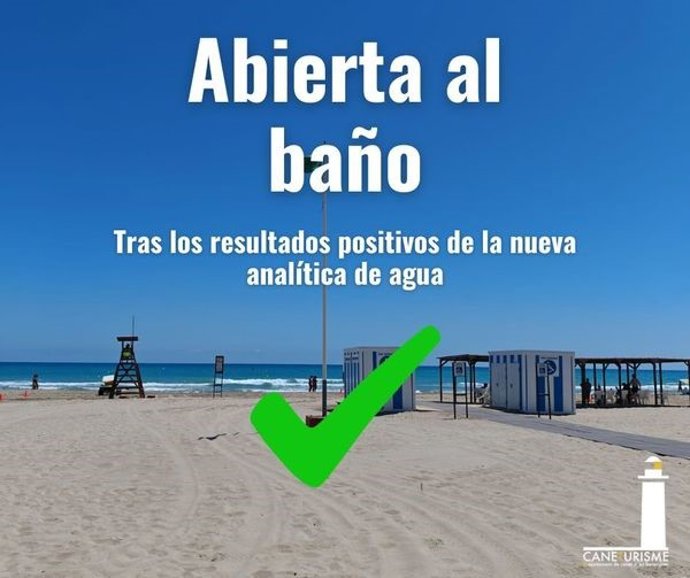 Canet reobri la platja de Racó de la Mar