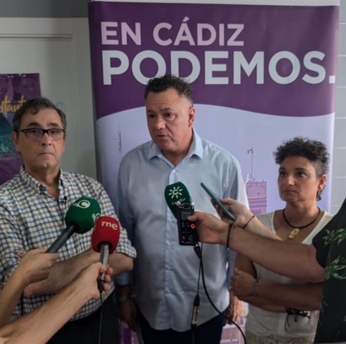 El portavoz adjunto de Por Andalucía, Juan Antonio Delgado (Podemos), en una foto de archivo.