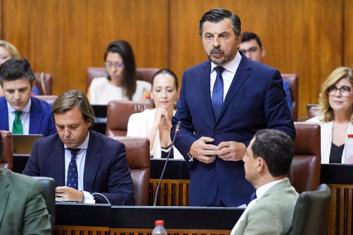 El portavoz parlamentario del PP-A, Toni Martín, en una foto de archivo. 