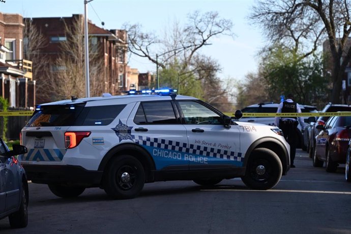 Archivo - Un coche de la Policía de Chicago, en el estado de Illinois (EEUU)