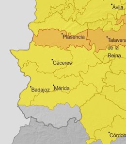 Avisos en Extremadura para el 27 de julio