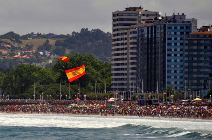 Archivo - Festival aéreo de Gijón
