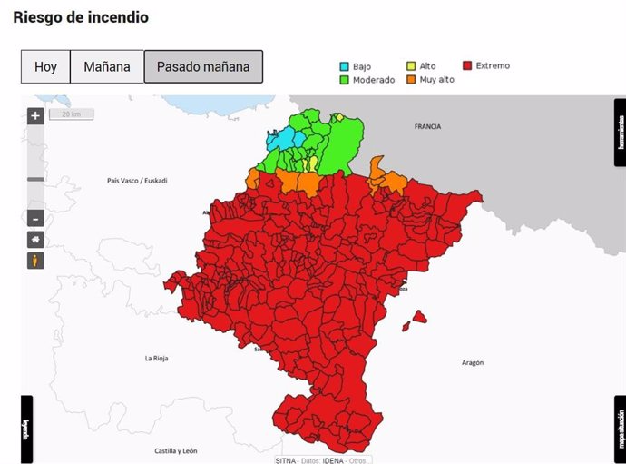 Previsión para el domingo día 28.